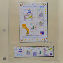 Collection timbres de France 1995-1998 neufs** et oblitérés complet en album Safe.