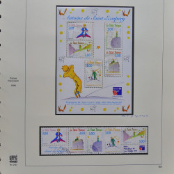 Collection timbres de France 1995-1998 neufs** et oblitérés complet en album Safe.