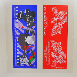 Collection timbres de France 1995-1998 neufs** et oblitérés complet en album Safe.