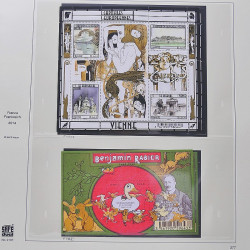 Collection timbres de France 2014-2016 neufs** et oblitérés en album Safe.