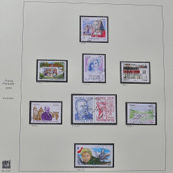 Collection timbres de France 2014-2016 neufs** et oblitérés en album Safe.