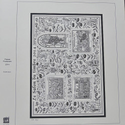 Collection timbres de France 2014-2016 neufs** et oblitérés en album Safe.