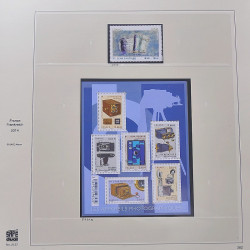 Collection timbres de France 2014-2016 neufs** et oblitérés en album Safe.
