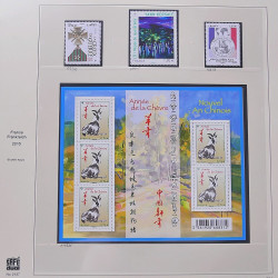 Collection timbres de France 2014-2016 neufs** et oblitérés en album Safe.