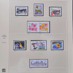 Collection timbres de France 2014-2016 neufs** et oblitérés en album Safe.