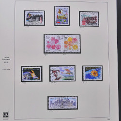 Collection timbres de France 2014-2016 neufs** et oblitérés en album Safe.