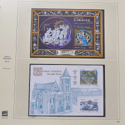 Collection timbres de France 2014-2016 neufs** et oblitérés en album Safe.