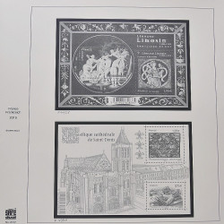 Collection timbres de France 2014-2016 neufs** et oblitérés en album Safe.