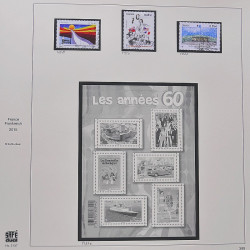 Collection timbres de France 2014-2016 neufs** et oblitérés en album Safe.