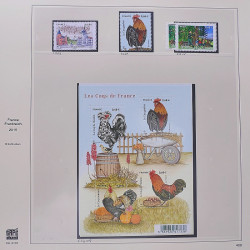 Collection timbres de France 2014-2016 neufs** et oblitérés en album Safe.
