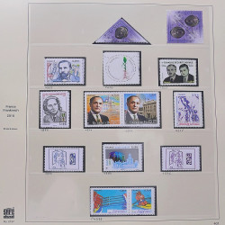 Collection timbres de France 2014-2016 neufs** et oblitérés en album Safe.