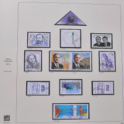 Collection timbres de France 2014-2016 neufs** et oblitérés en album Safe.