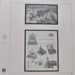 Collection timbres de France 2014-2016 neufs** et oblitérés en album Safe.