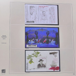 Collection timbres de France 2014-2016 neufs** et oblitérés en album Safe.
