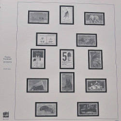 Collection timbres de France 2014-2016 neufs** et oblitérés en album Safe.