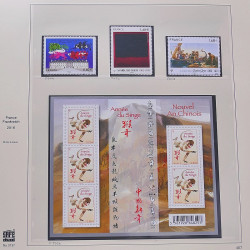 Collection timbres de France 2014-2016 neufs** et oblitérés en album Safe.