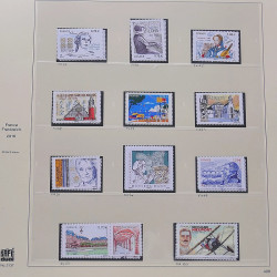 Collection timbres de France 2014-2016 neufs** et oblitérés en album Safe.