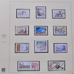 Collection timbres de France 2014-2016 neufs** et oblitérés en album Safe.