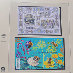 Collection timbres de France 2014-2016 neufs** et oblitérés en album Safe.