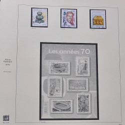 Collection timbres de France 2014-2016 neufs** et oblitérés en album Safe.