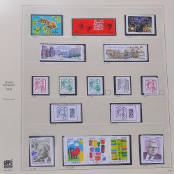 Collection timbres de France 2014-2016 neufs** et oblitérés en album Safe.