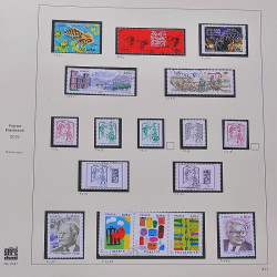 Collection timbres de France 2014-2016 neufs** et oblitérés en album Safe.