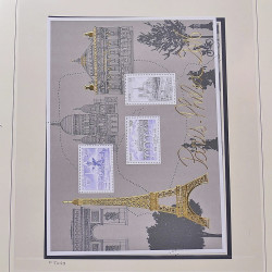 Collection timbres de France 2014-2016 neufs** et oblitérés en album Safe.