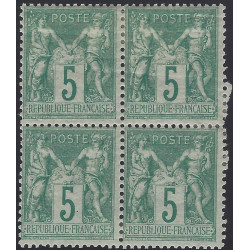 Sage timbre de France N°64 bloc de 4 neuf*, R.