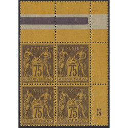 Sage timbre de France N°99 bloc de 4 cdf neuf*, R.