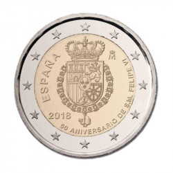 2 euros commémorative Espagne 2018 - Roi Felipe VI.