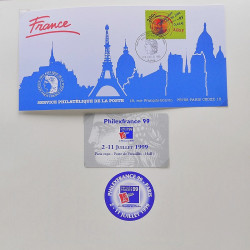 Collection timbres de France 1999-2000 neufs** et oblitérés complet en album Safe.