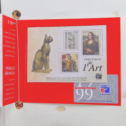 Collection timbres de France 1999-2000 neufs** et oblitérés complet en album Safe.