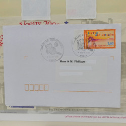 Collection timbres de France 1999-2000 neufs** et oblitérés complet en album Safe.
