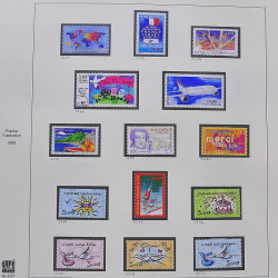 Collection timbres de France 1999-2000 neufs** et oblitérés complet en album Safe.