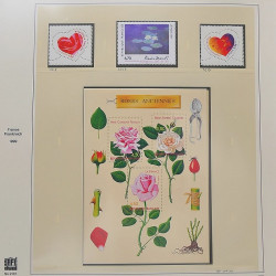 Collection timbres de France 1999-2000 neufs** et oblitérés complet en album Safe.