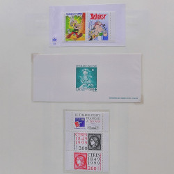 Collection timbres de France 1999-2000 neufs** et oblitérés complet en album Safe.
