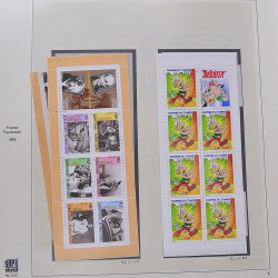 Collection timbres de France 1999-2000 neufs** et oblitérés complet en album Safe.