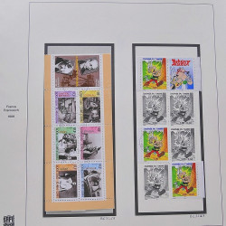 Collection timbres de France 1999-2000 neufs** et oblitérés complet en album Safe.