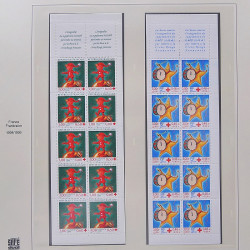 Collection timbres de France 1999-2000 neufs** et oblitérés complet en album Safe.