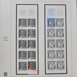 Collection timbres de France 1999-2000 neufs** et oblitérés complet en album Safe.
