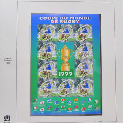 Collection timbres de France 1999-2000 neufs** et oblitérés complet en album Safe.