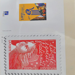 Collection timbres de France 1999-2000 neufs** et oblitérés complet en album Safe.