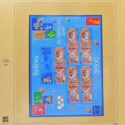 Collection timbres de France 1999-2000 neufs** et oblitérés complet en album Safe.