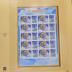 Collection timbres de France 1999-2000 neufs** et oblitérés complet en album Safe.