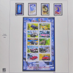 Collection timbres de France 1999-2000 neufs** et oblitérés complet en album Safe.