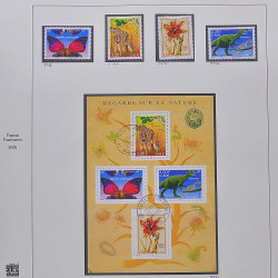 Collection timbres de France 1999-2000 neufs** et oblitérés complet en album Safe.