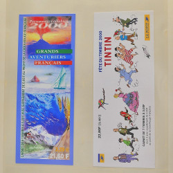 Collection timbres de France 1999-2000 neufs** et oblitérés complet en album Safe.