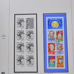 Collection timbres de France 1999-2000 neufs** et oblitérés complet en album Safe.