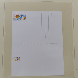 Collection d'entiers postaux, aérogrammes de France en 2 albums.