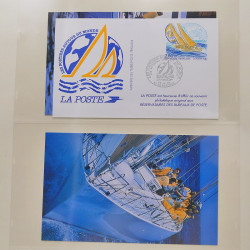 Collection d'entiers postaux, aérogrammes de France en 2 albums.